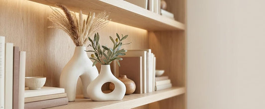 Modern Ceramic Donut Vase Set of 2
